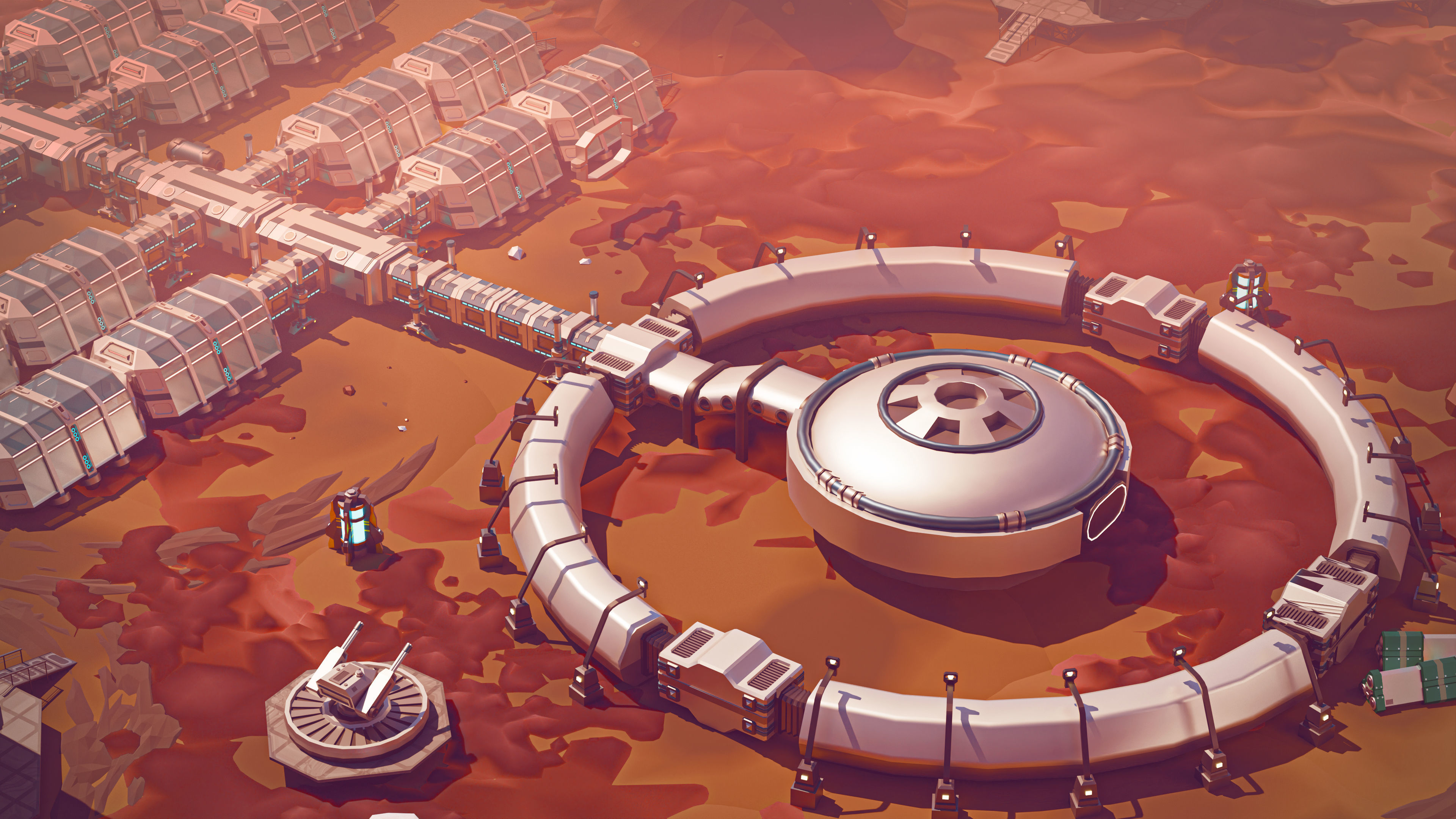 Space Station 2 Low-poly 3D model_23