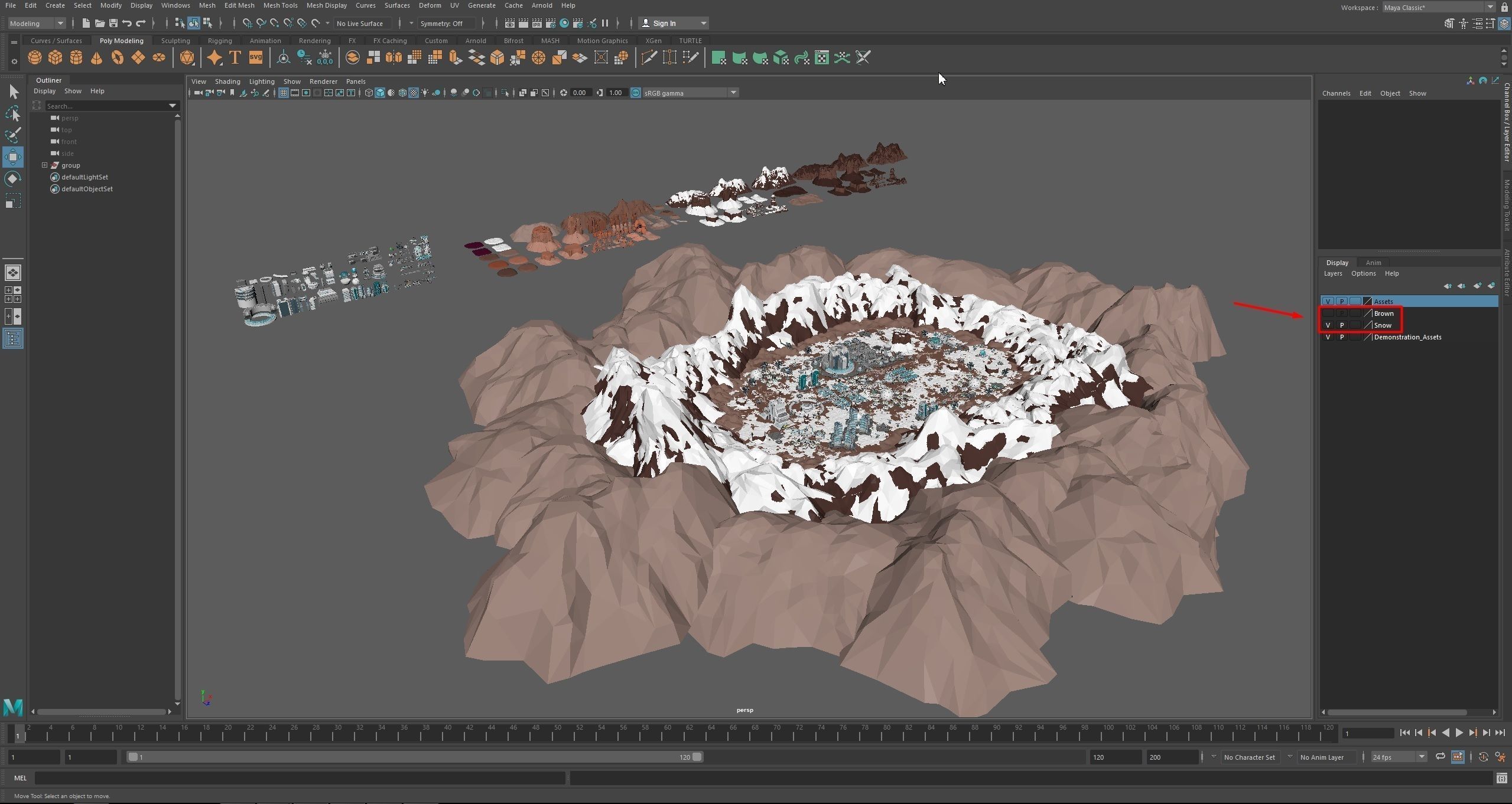 Space Station 2 Low-poly 3D model_34