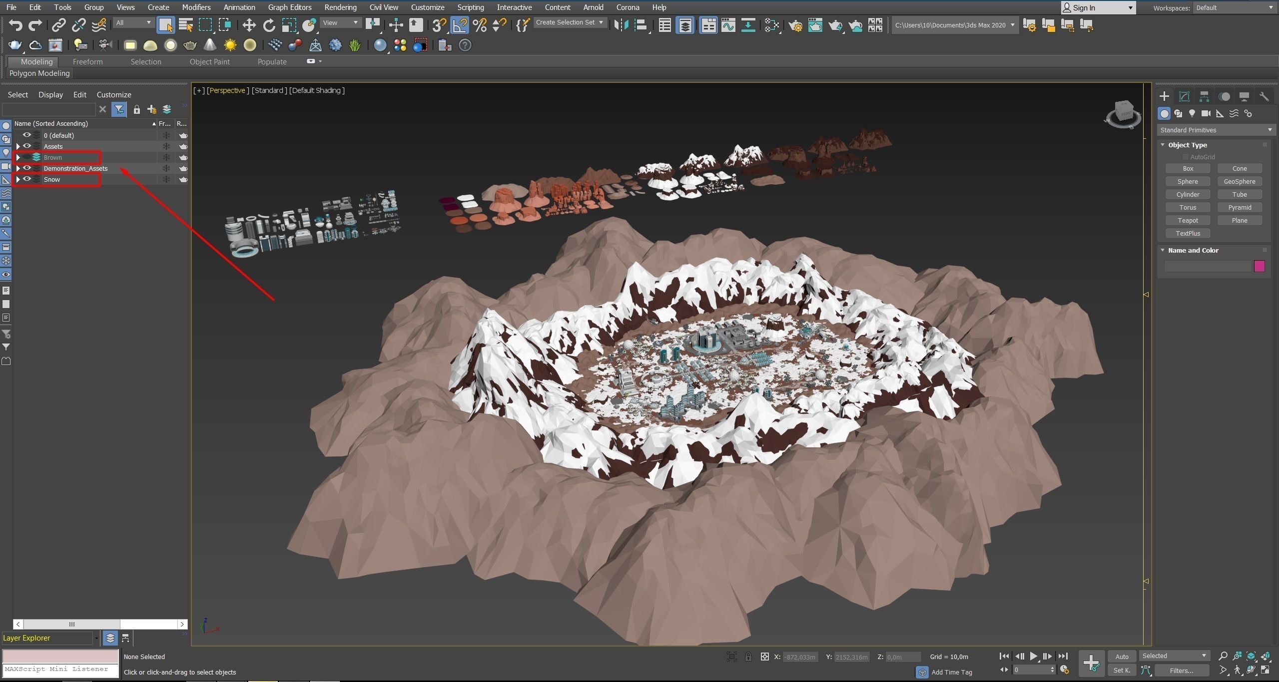 Space Station 2 Low-poly 3D model_36