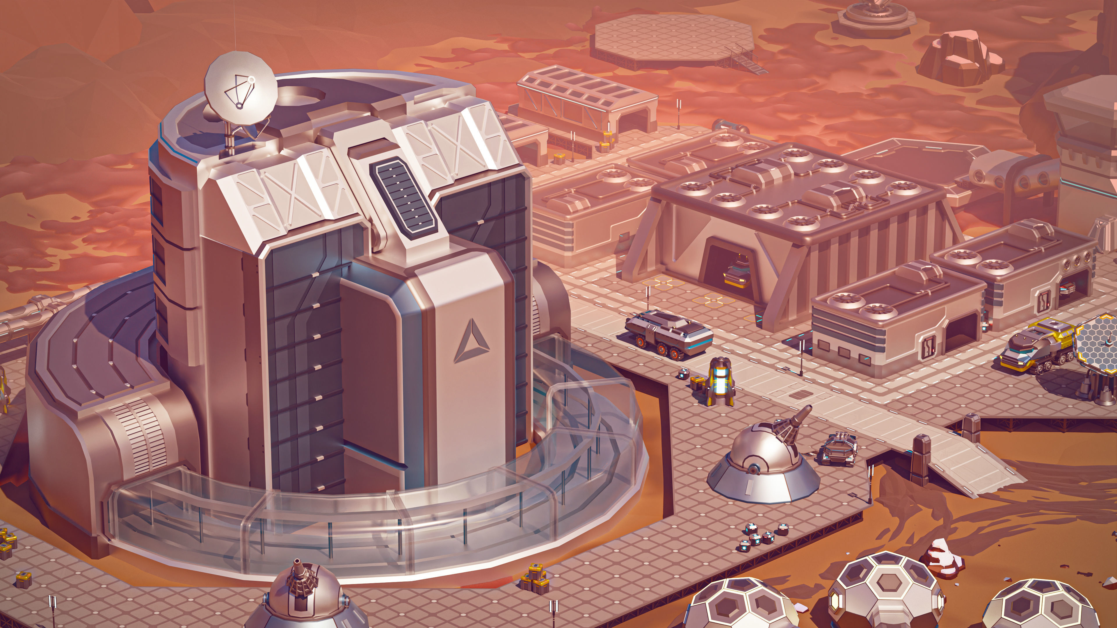 Space Station 2 Low-poly 3D model_13