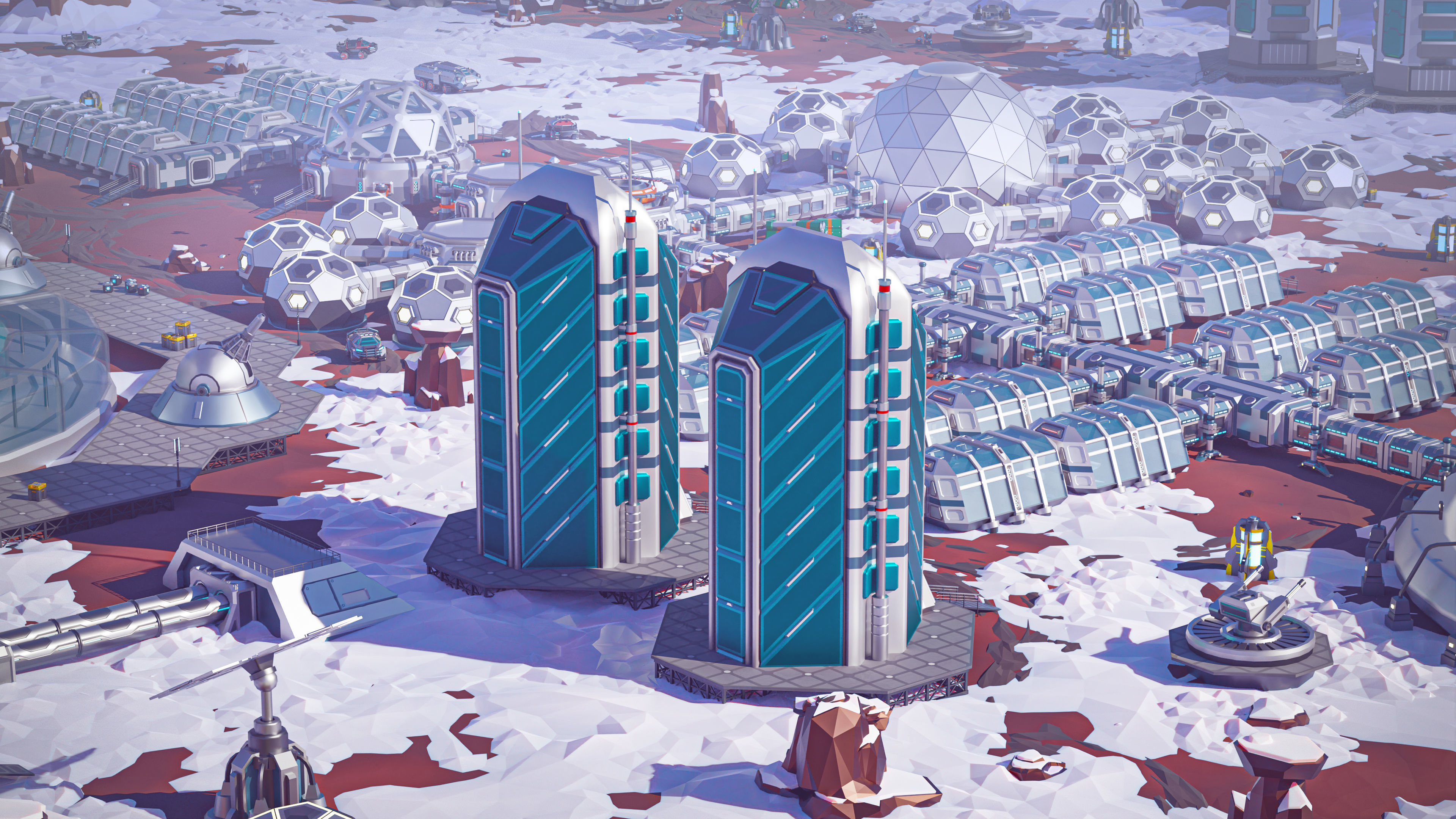 Space Station 2 Low-poly 3D model_4