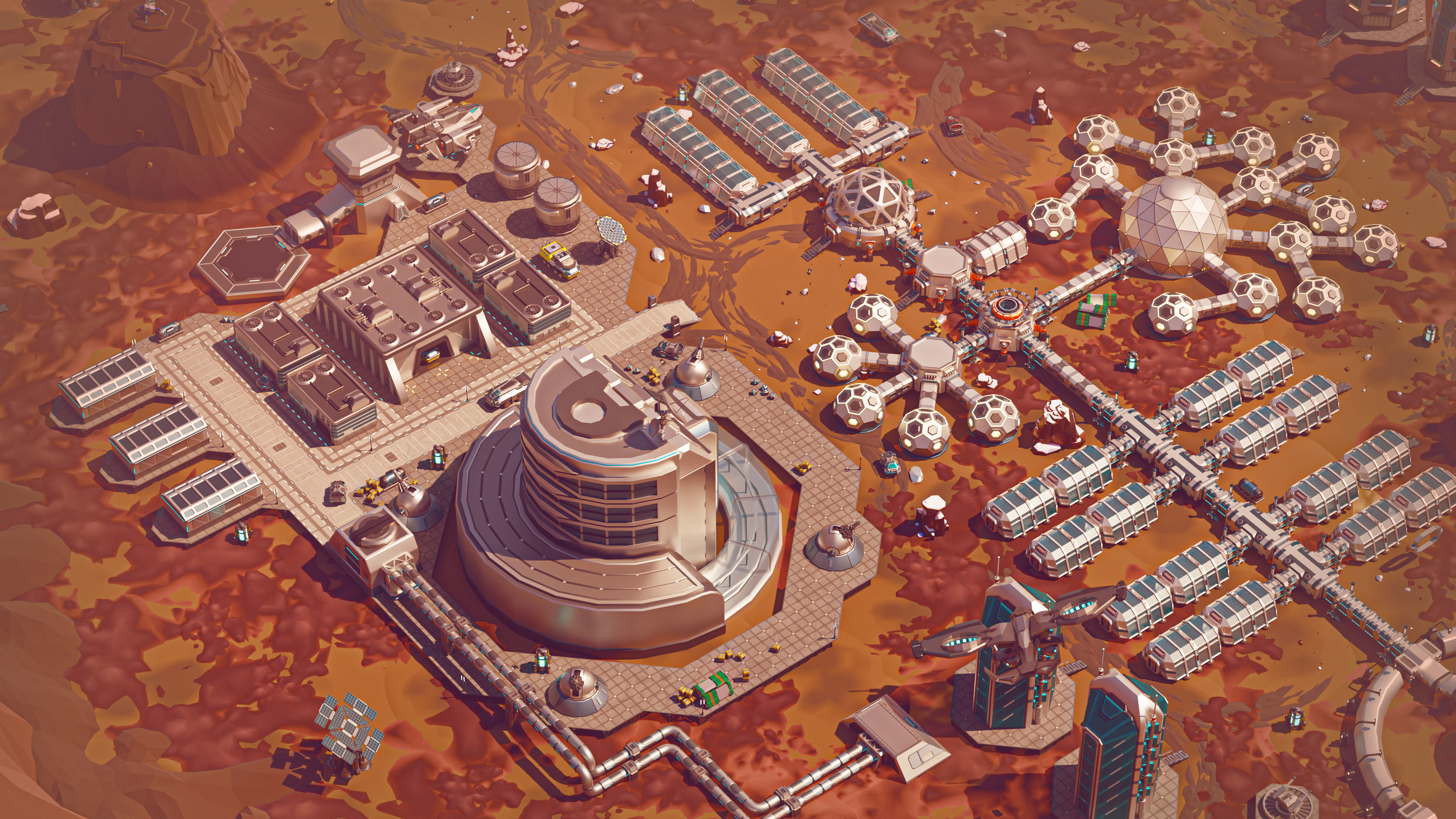 Space Station 2 Low-poly 3D model_5