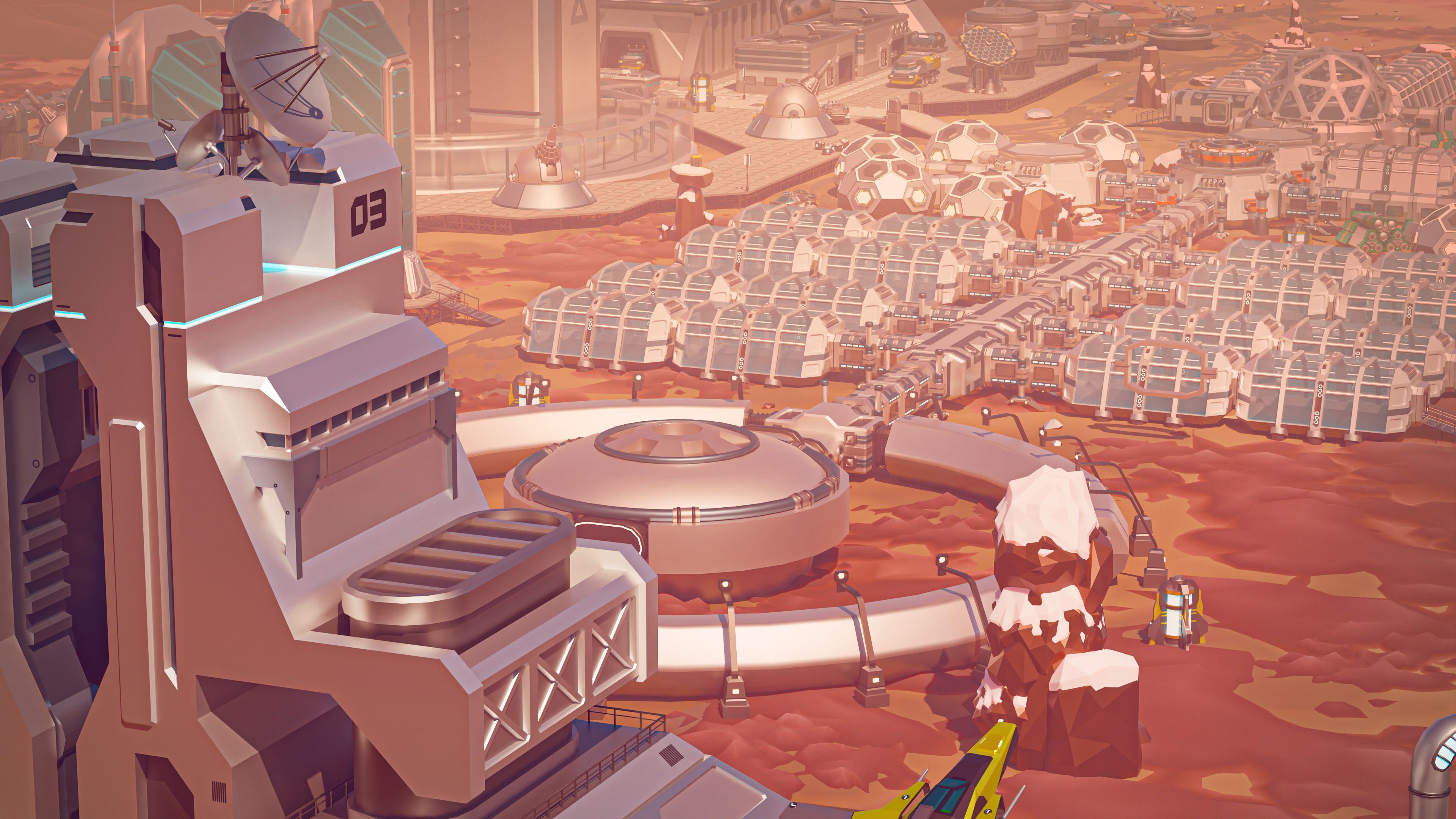 Space Station 2 Low-poly 3D model_10