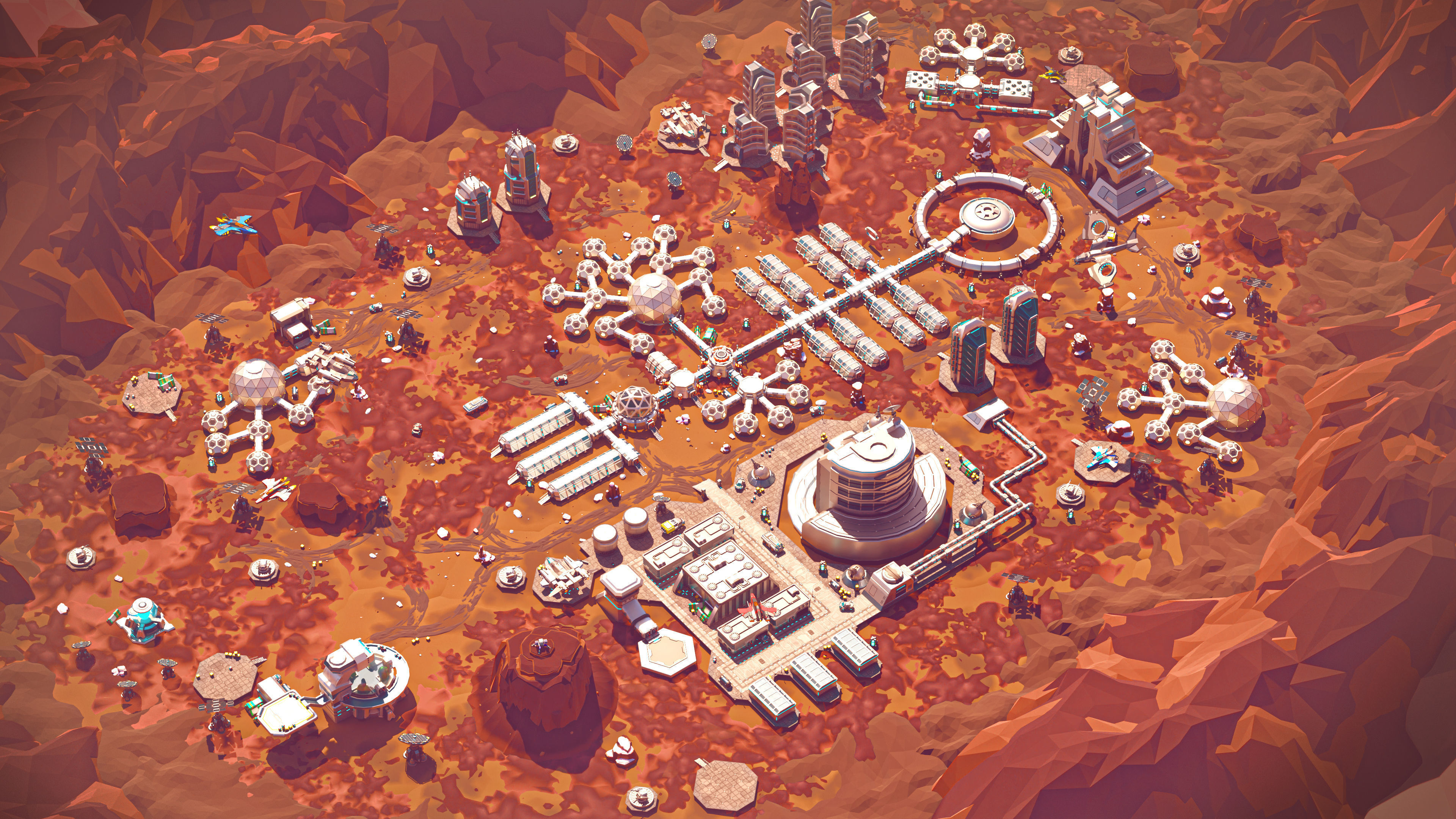 Space Station 2 Low-poly 3D model_12