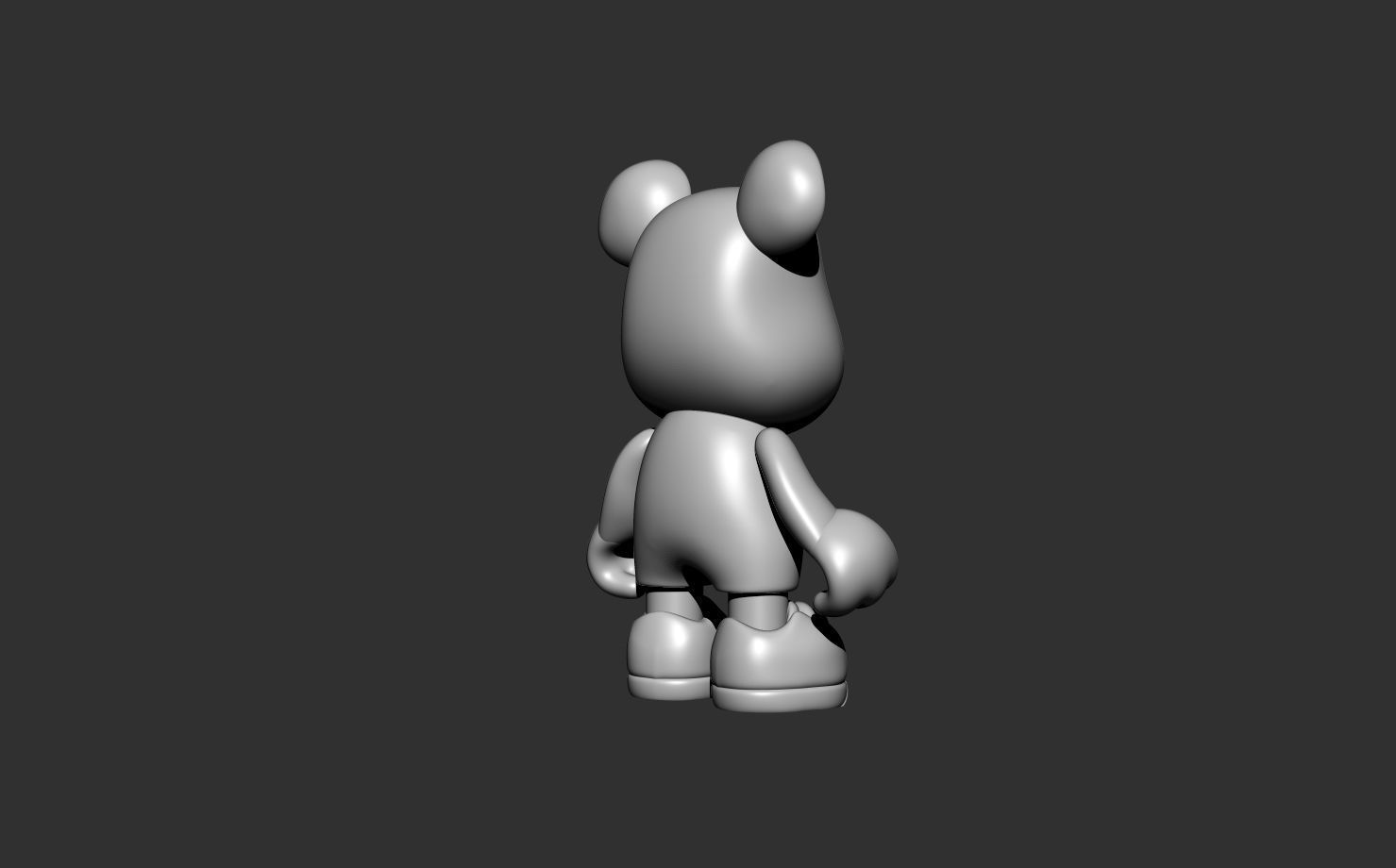 Super Bear Toy 3D print model_4