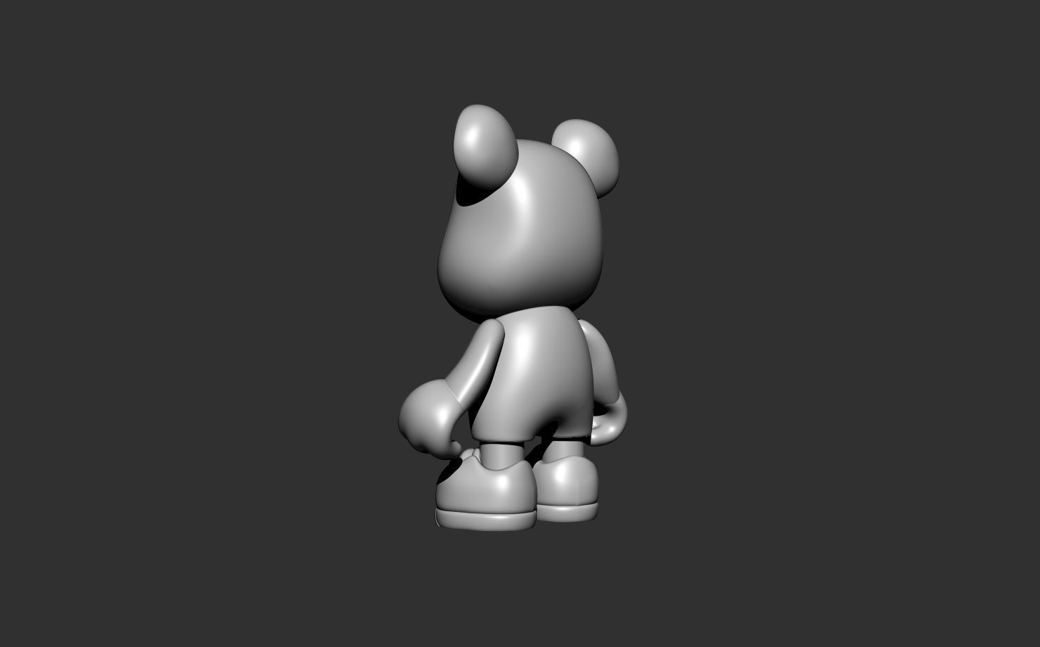 Super Bear Toy 3D print model_2