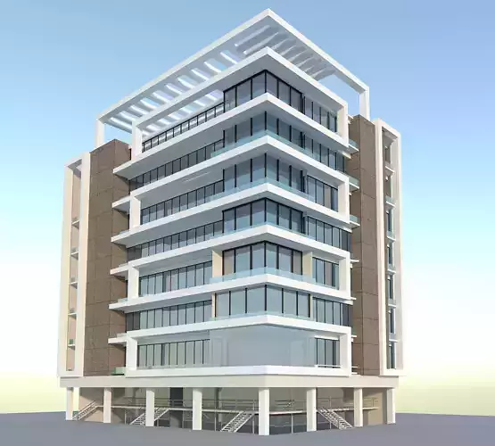 City Building 3D model