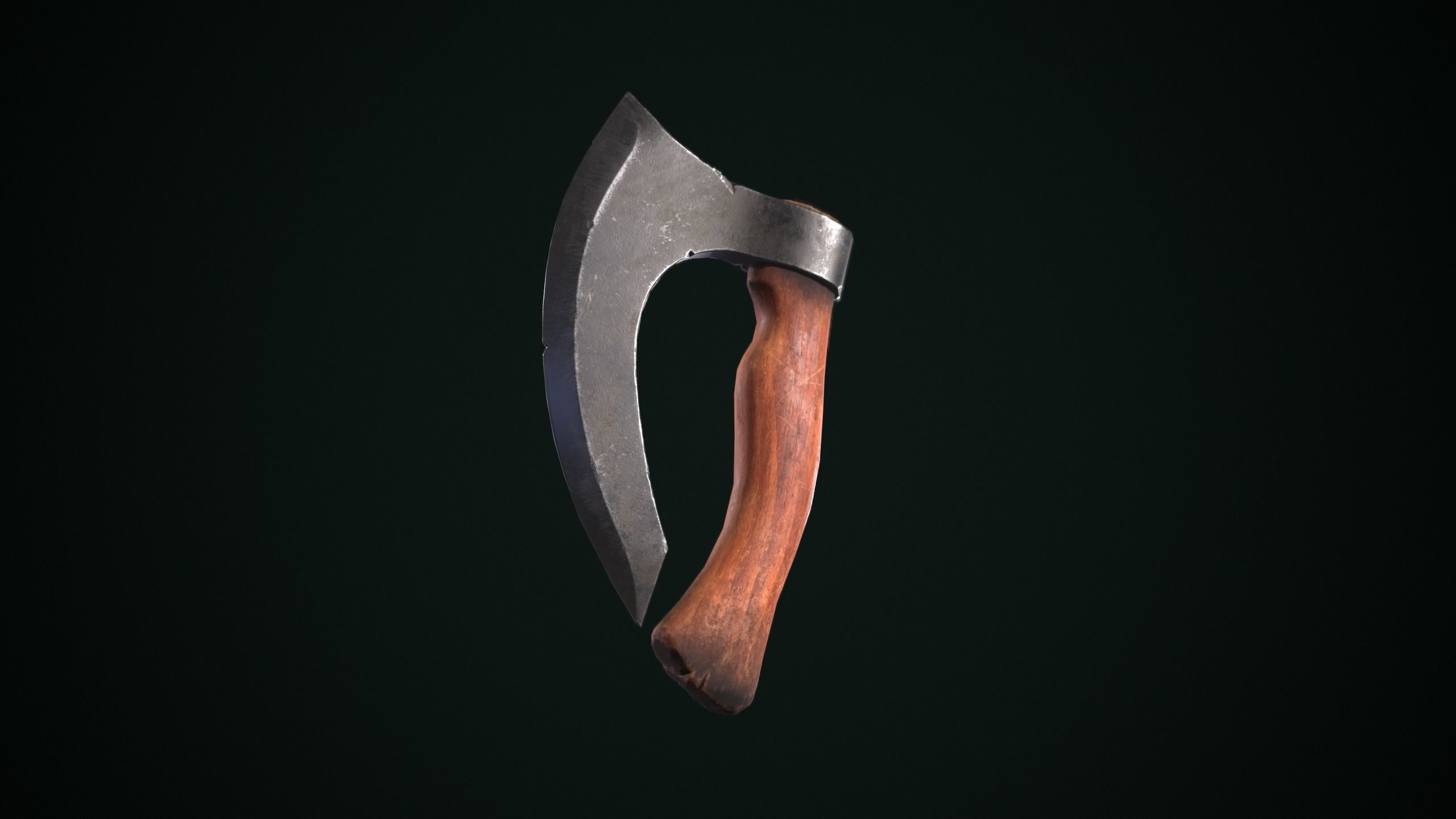 3D model Small Handle Axe VR / AR / low-poly | CGTrader