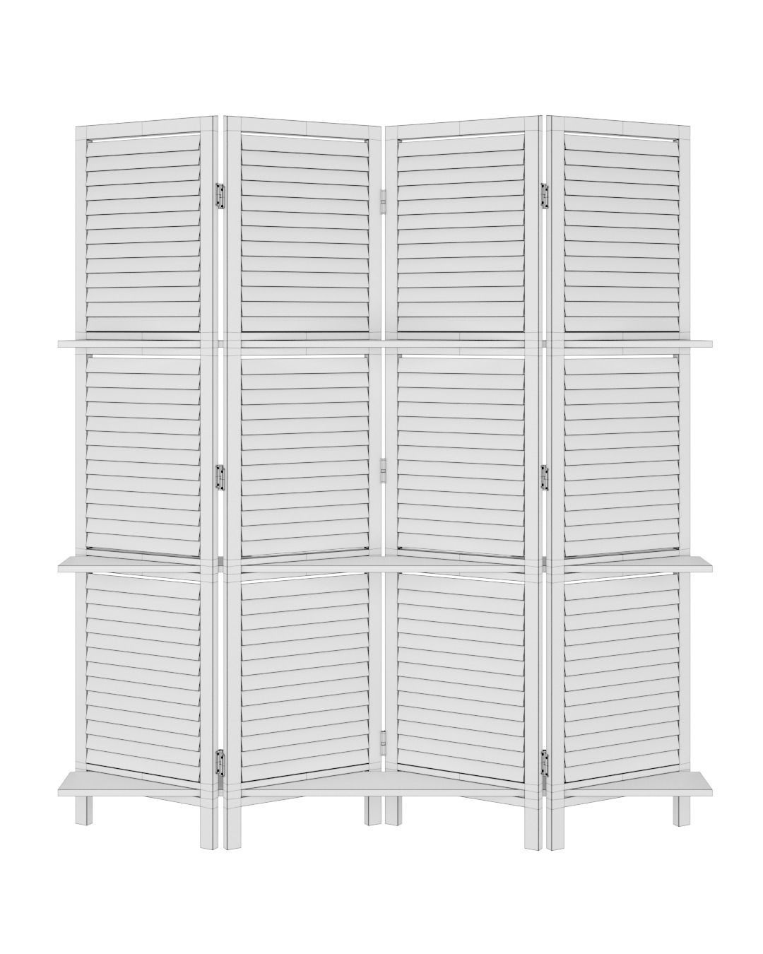 Room Partition  Low-poly 3D model_6