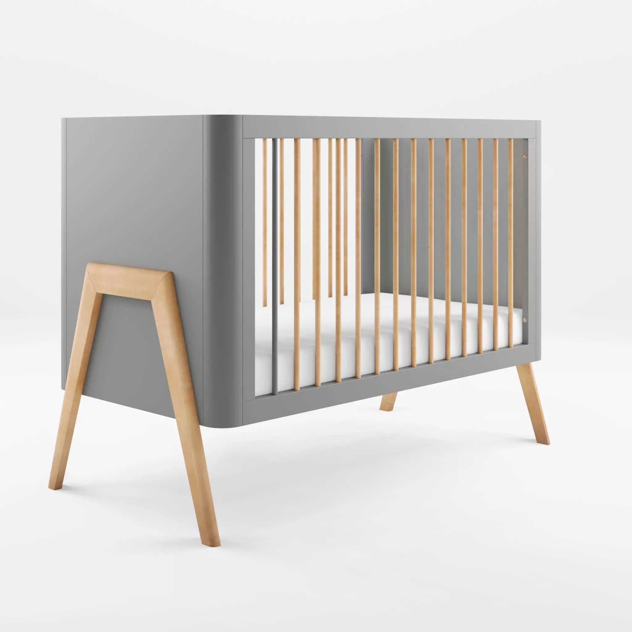 3D Model of Troll crib Torsten Seal Gray Low-poly 3D model_0