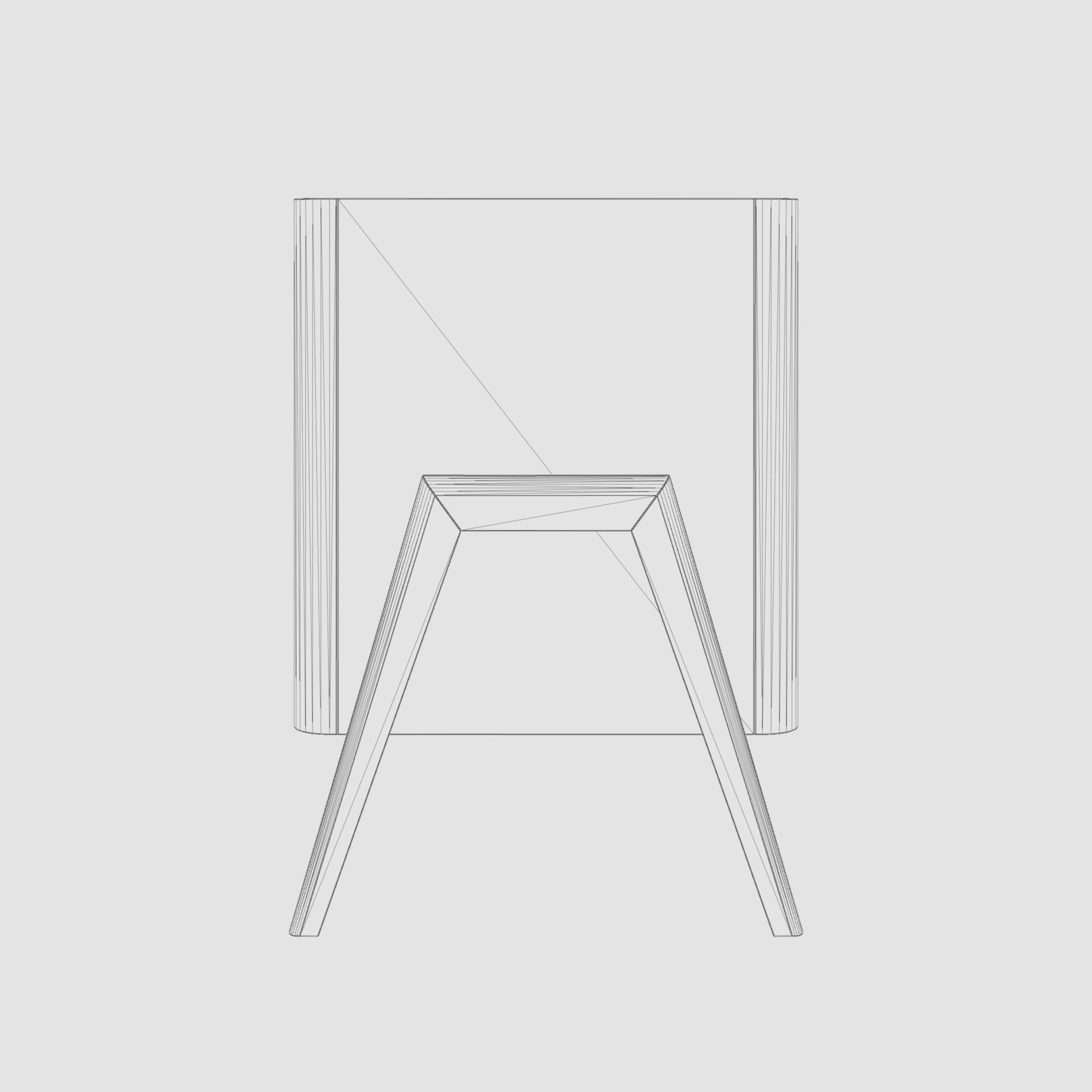 3D Model of Troll crib Torsten Seal Gray Low-poly 3D model_7