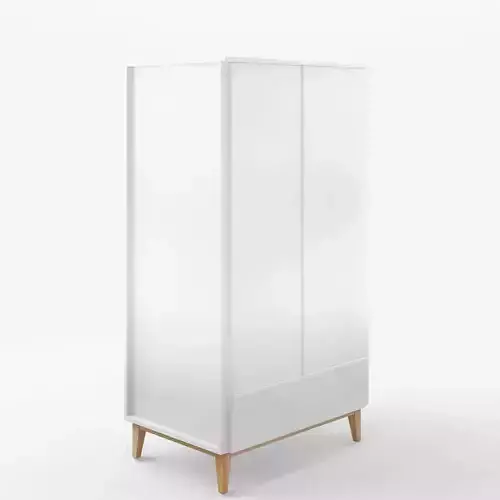 3D Model of  Troll wardrobe scandy Low-poly 3D model