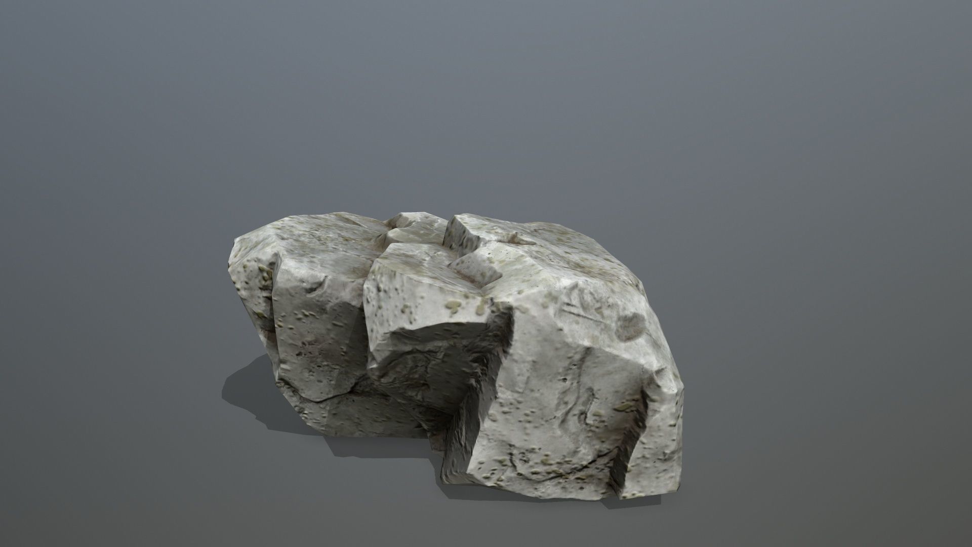 Rock Set 5 Low-poly 3D model_13