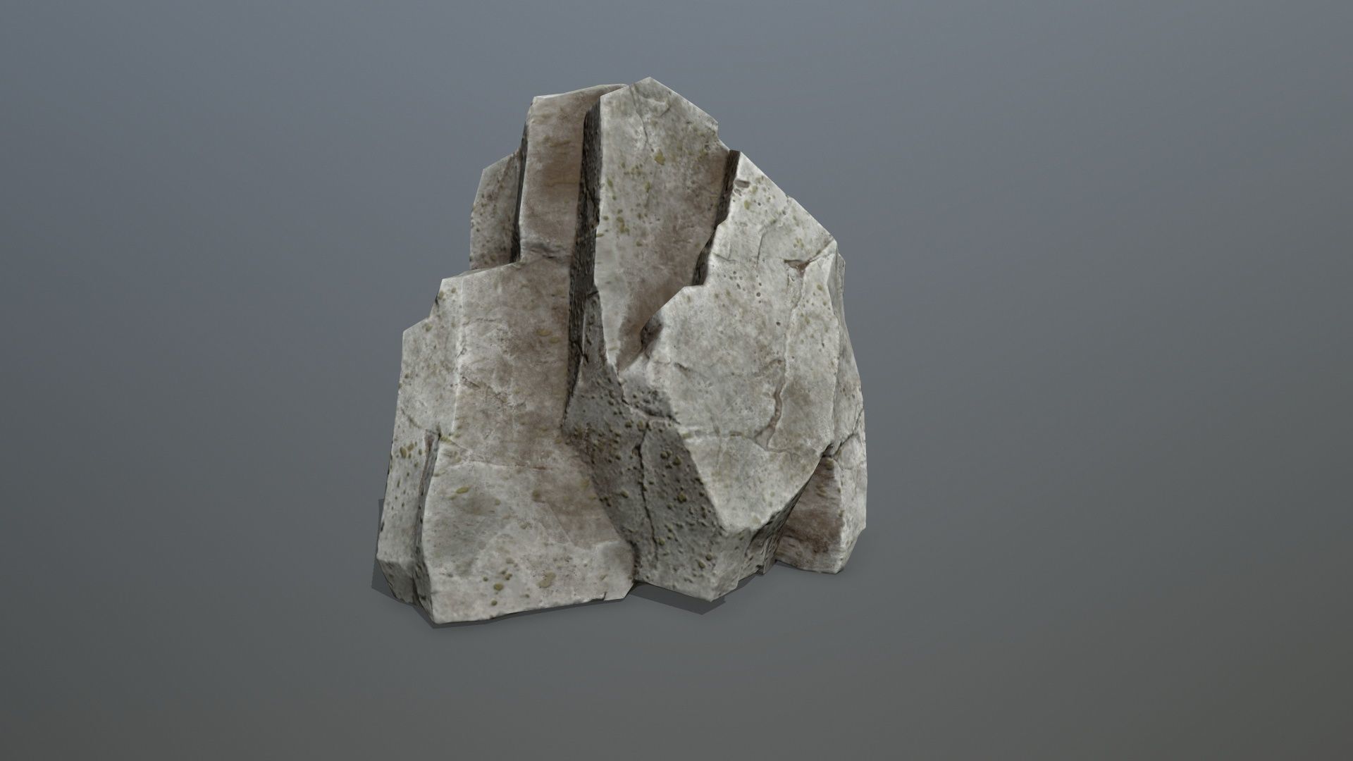 Rock Set 5 Low-poly 3D model_10