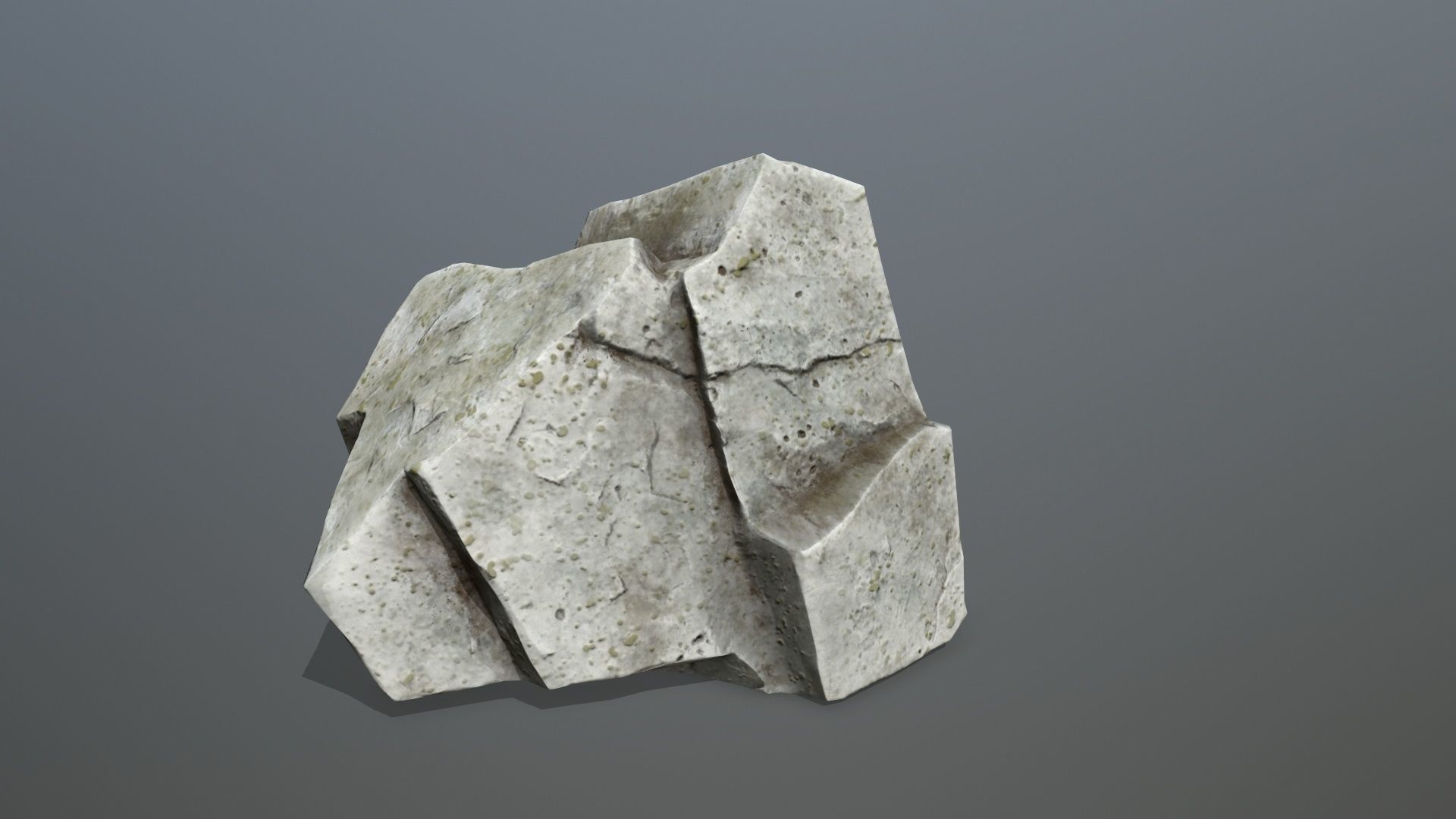 Rock Set 5 Low-poly 3D model_15