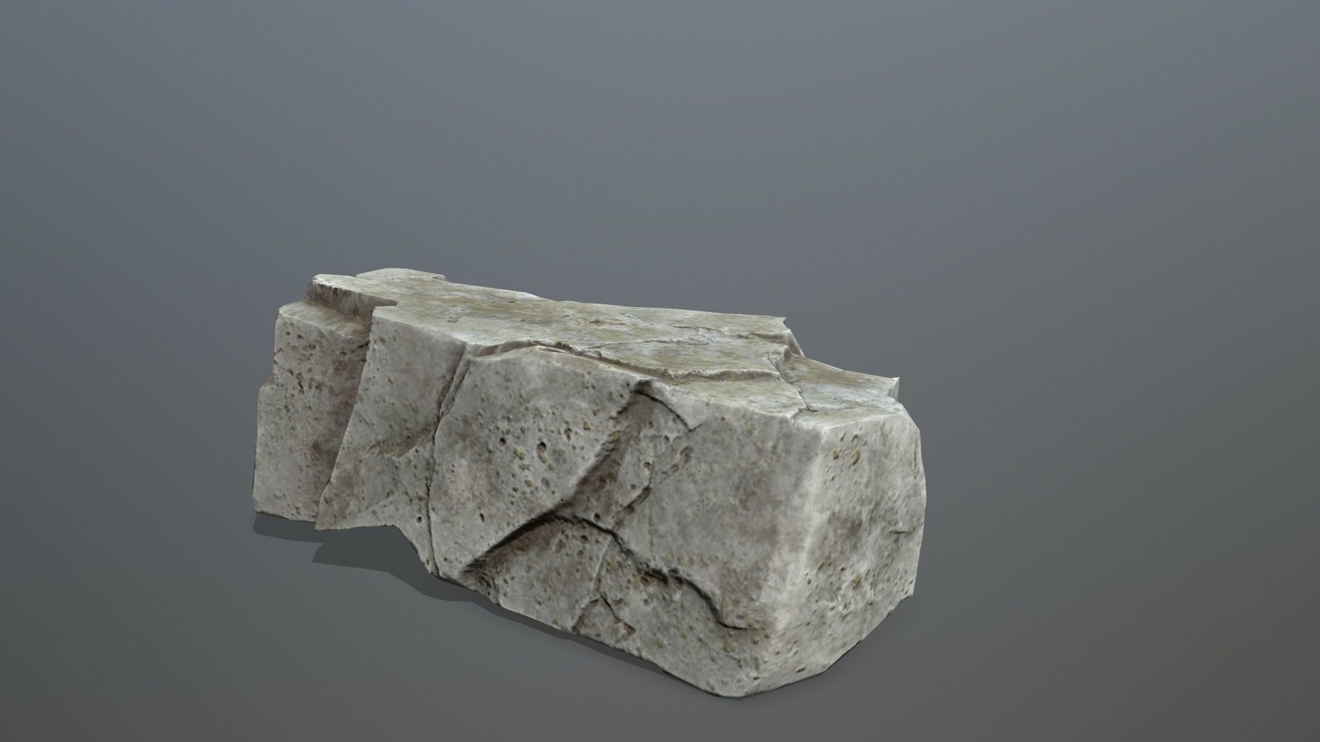 Rock Set 5 Low-poly 3D model_9