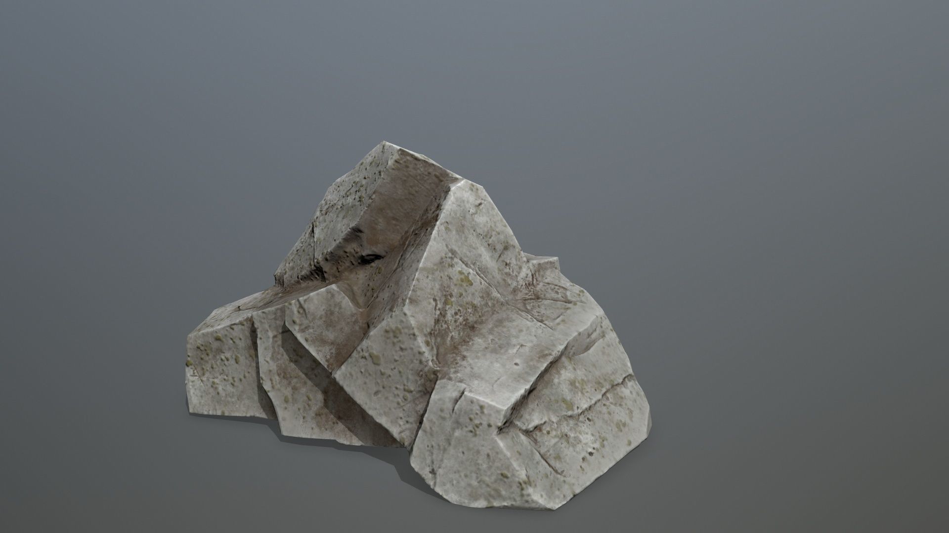 Rock Set 5 Low-poly 3D model_12