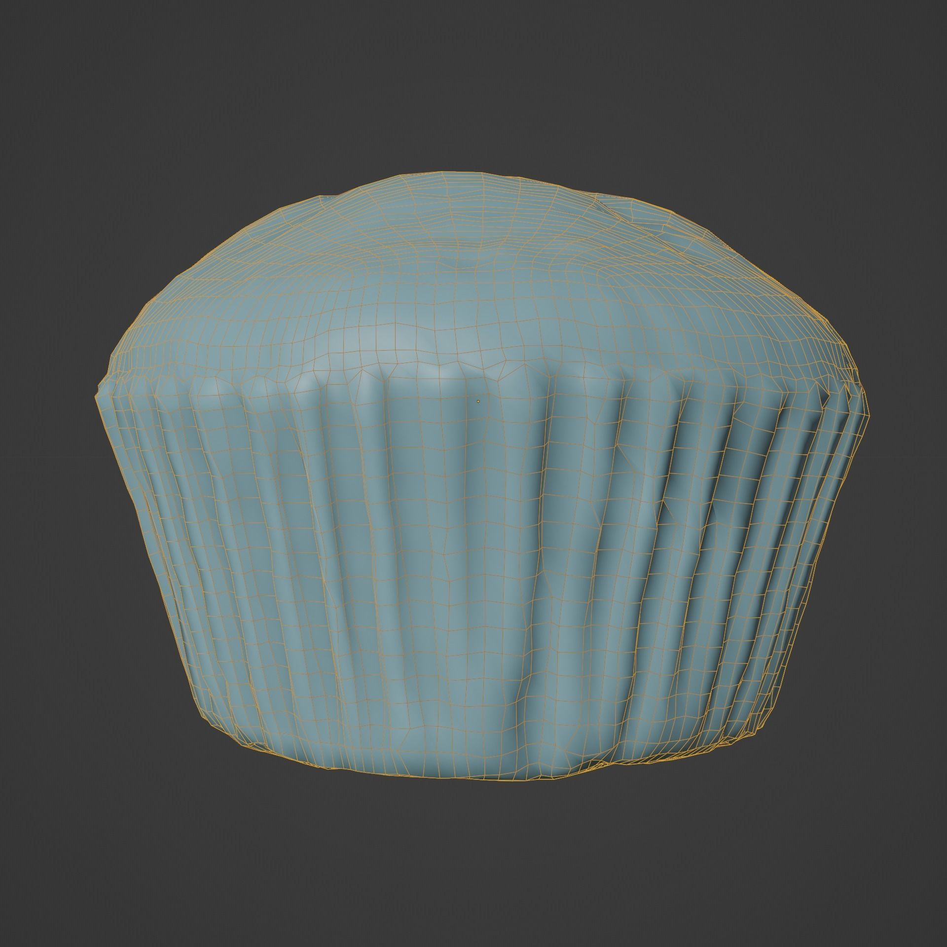 Banana cake style1 Low-poly 3D model_13
