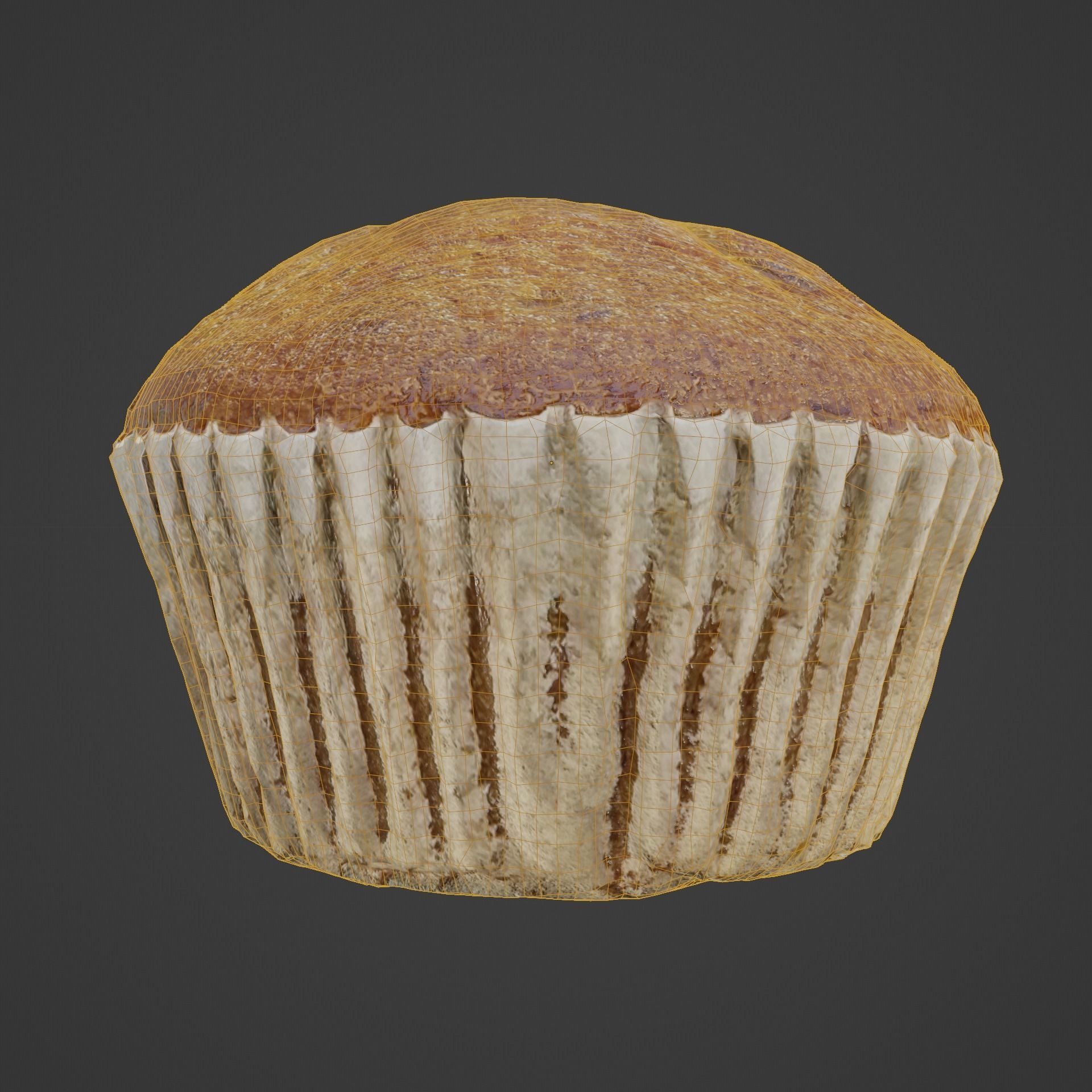 Banana cake style1 Low-poly 3D model_12
