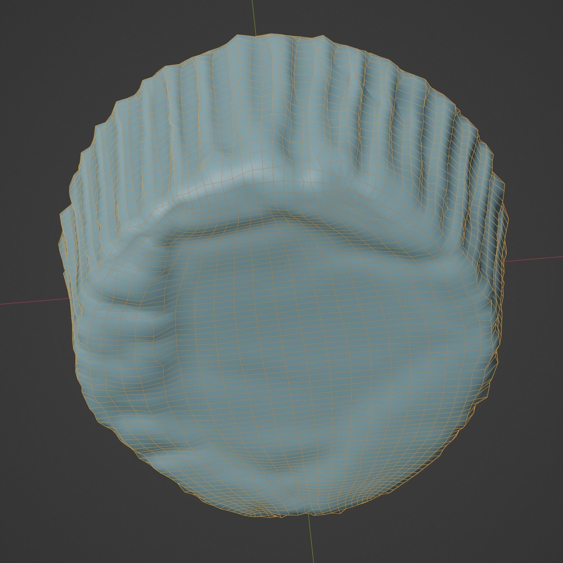 Banana cake style1 Low-poly 3D model_15