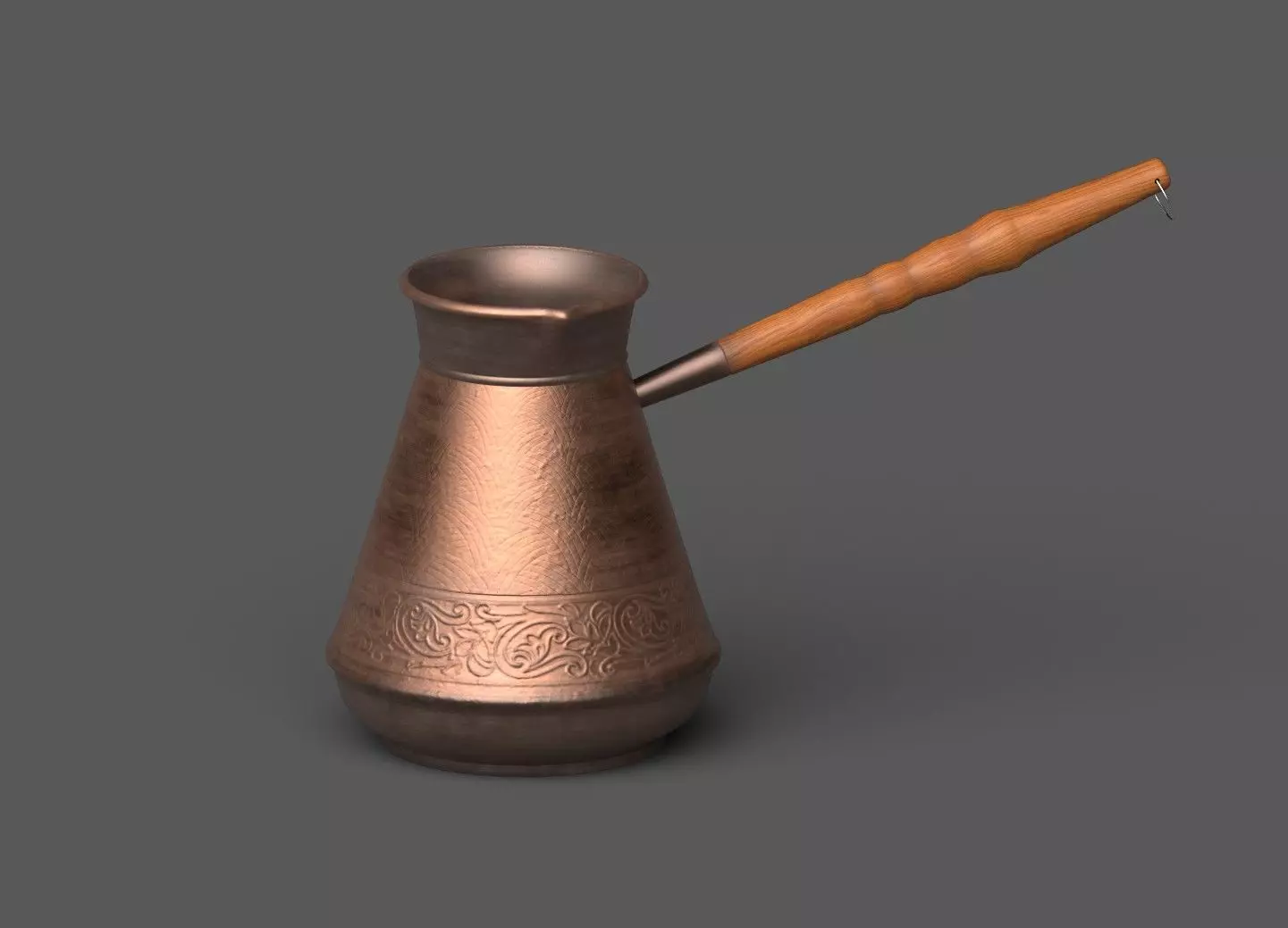 Cezve coffee 3D model_0