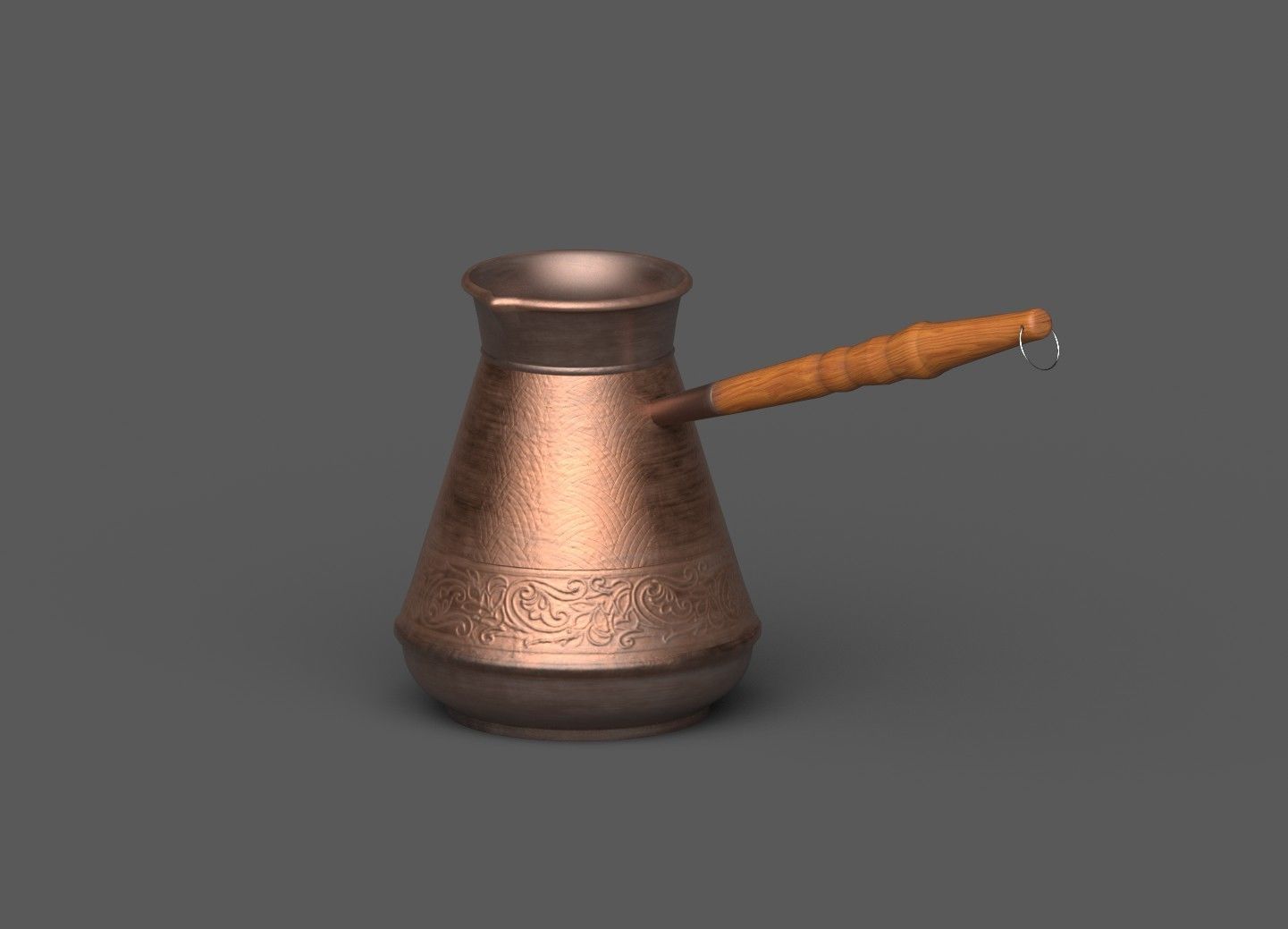 Cezve coffee 3D model_1