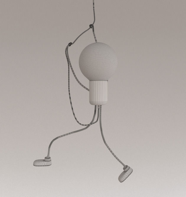 Ceiling lamp 3D model_5