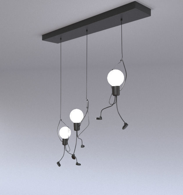 Ceiling lamp 3D model_2