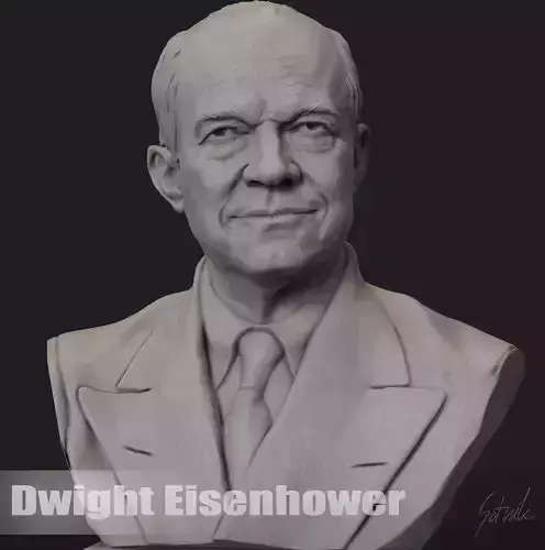 Dwight Eisenhower 3D print model