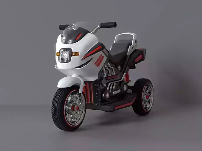 Childrens plastic sports bike