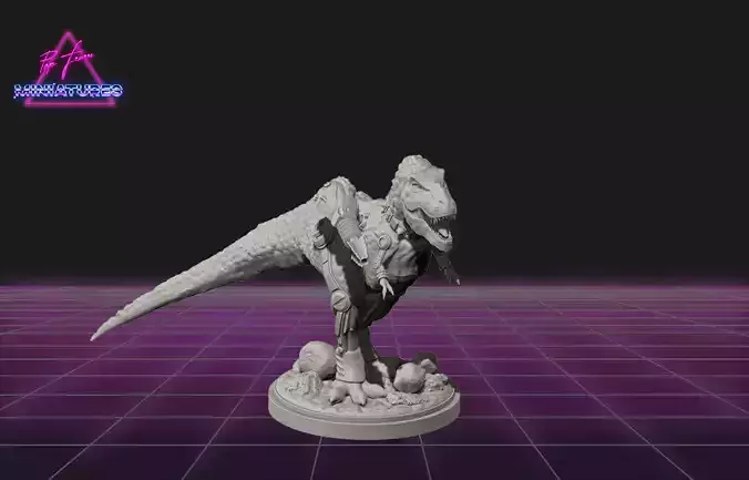 Tyrantisaurus from MOTU 3D print model