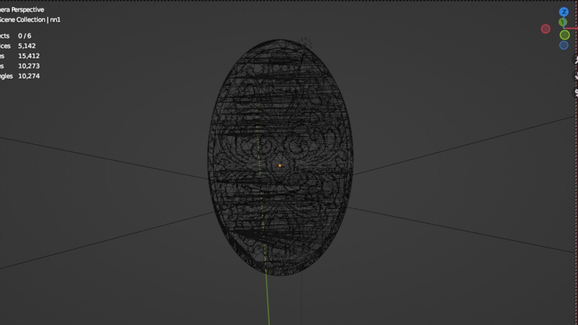 Classic oval decor ornament 267 3D model_6