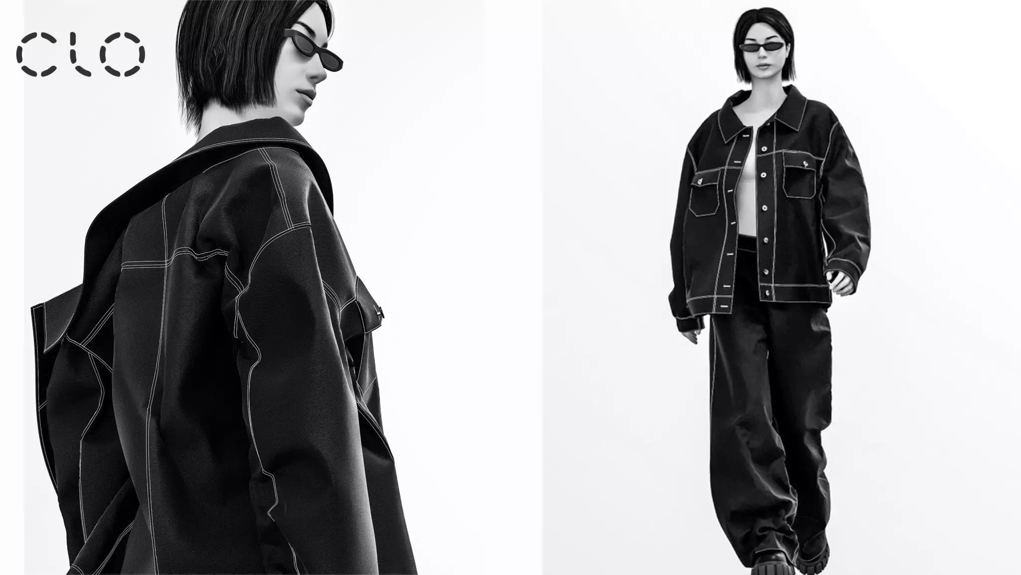 Jean Jacket 3D model_0