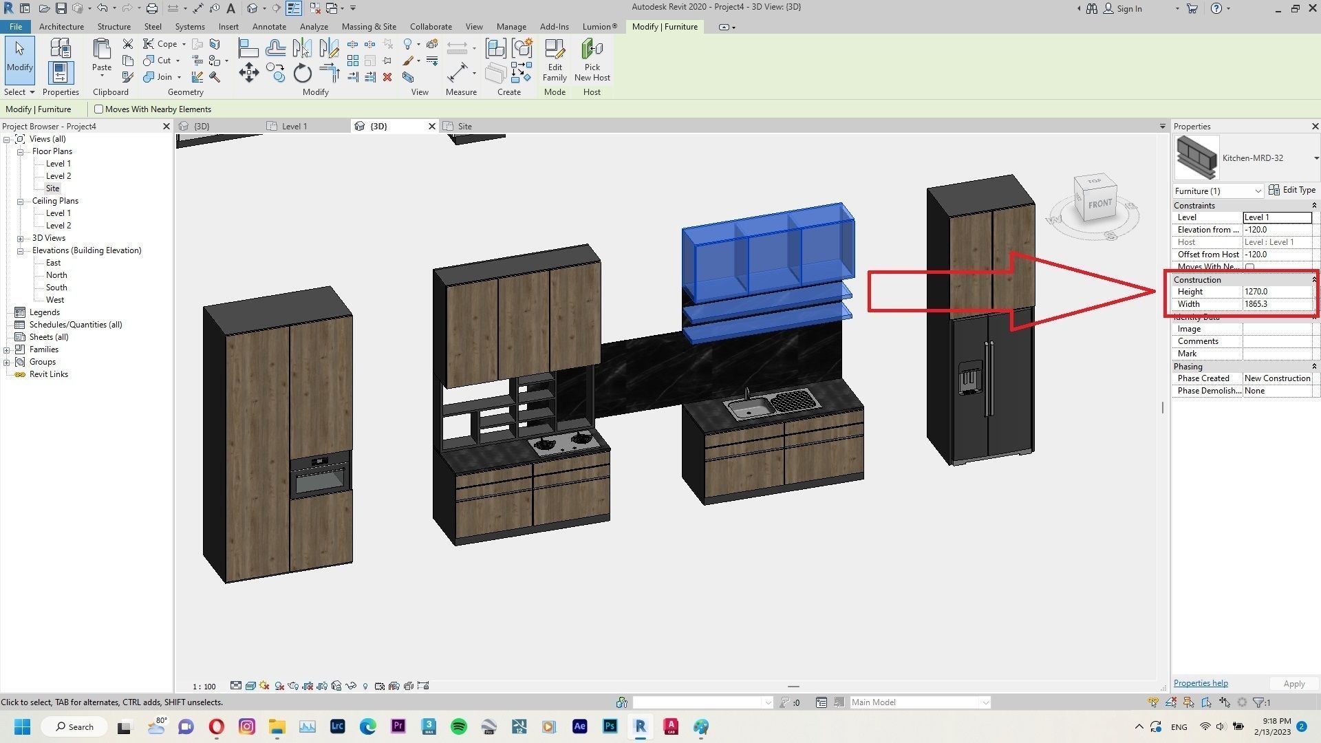 Kitchen Set Pack Revit Family Interior 3D model_9