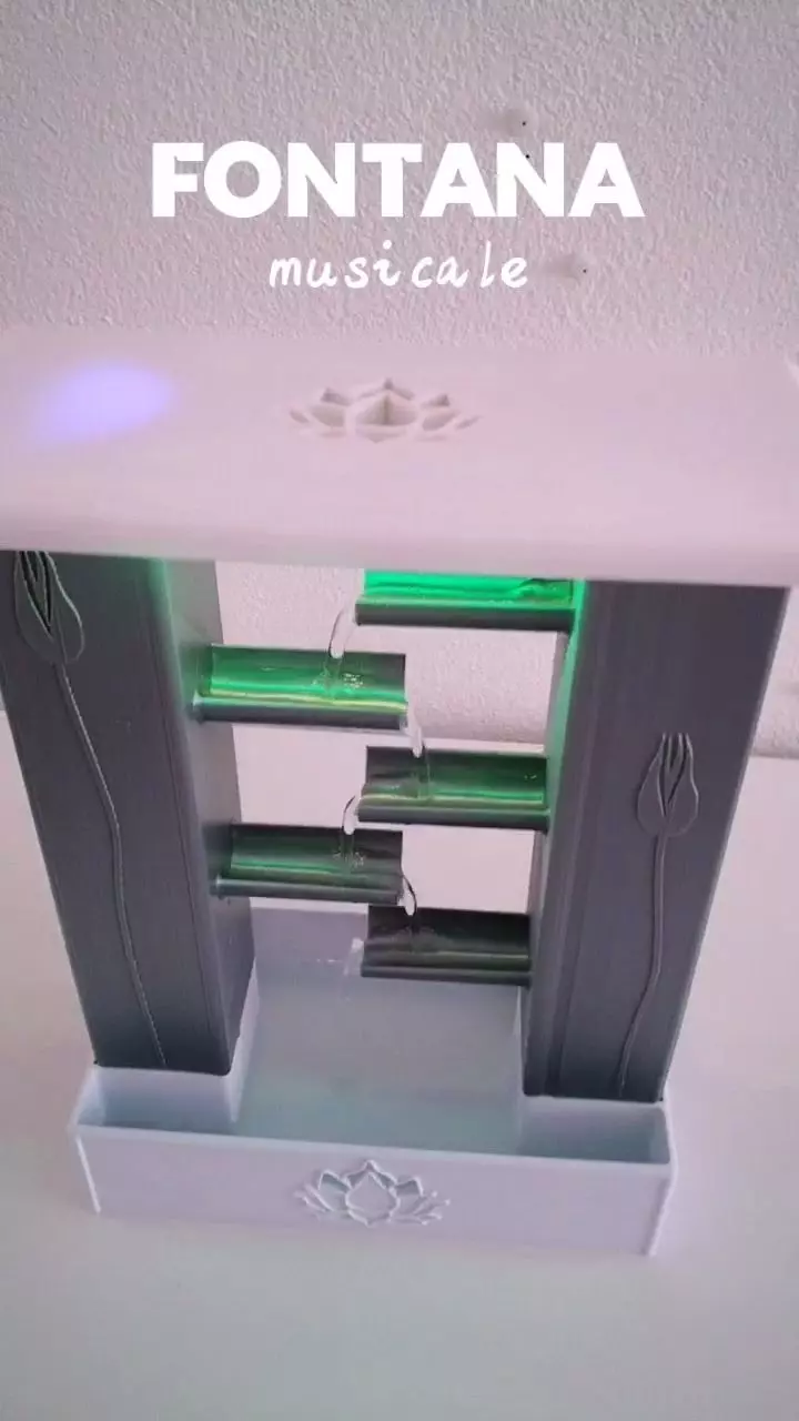 Sound-lamp fountain 3D print model_0