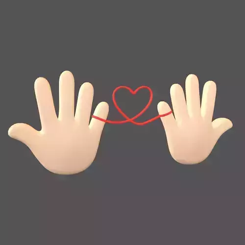 Hand with Red Line Icon v1 002