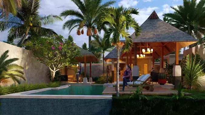 SCENE LUMION 12 5 BY YOGA4ARCH PLUS  3D model  3D model