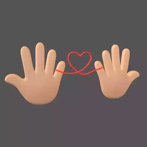 Hand with Red Line Icon v1 003