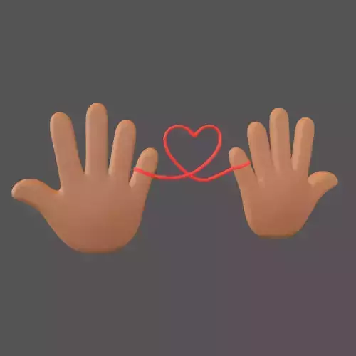 Hand with Red Line Icon v1 004