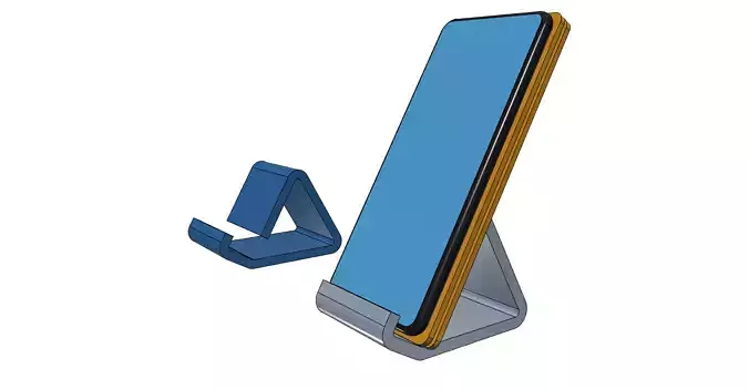 Phone holder for phones with cover easy print