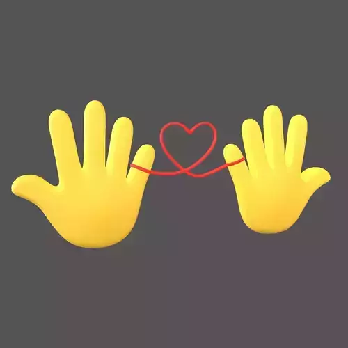 Hand with Red Line Icon v1 006