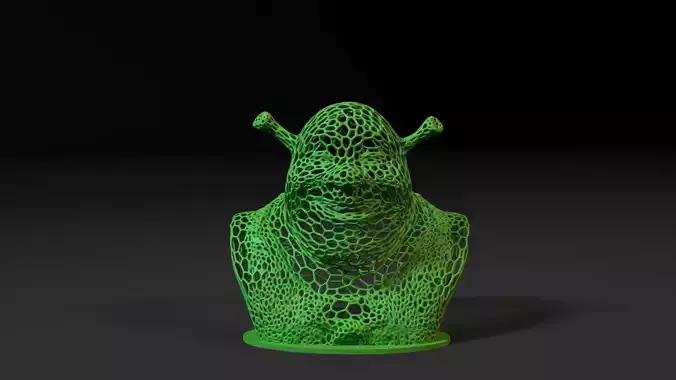 Shrek Bust 3D print model
