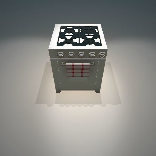 Kitchen Starter Pack - Low Poly Low-poly 3D model_34