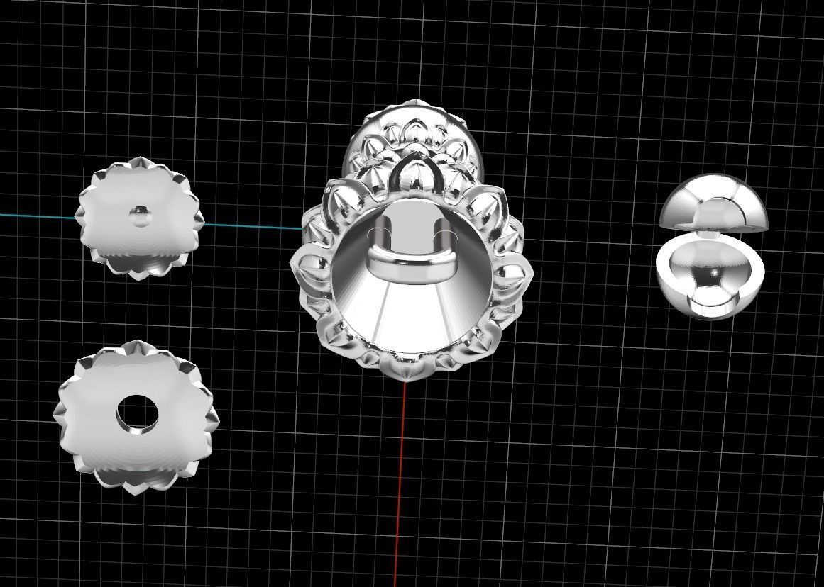 Rosary tassel 3D print model_4