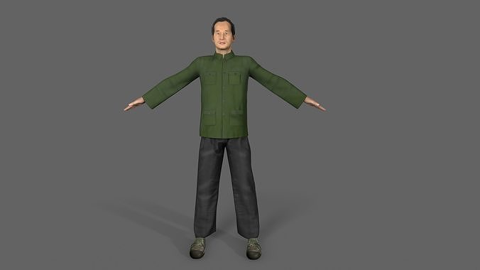 farmer man 3D model