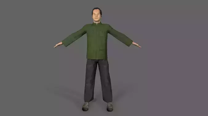 farmer man 3D model