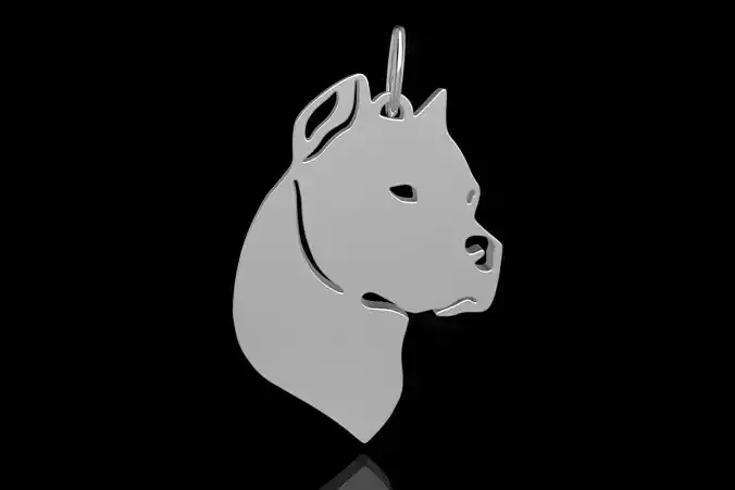 Dogo Argentino 3D print model 3D print model