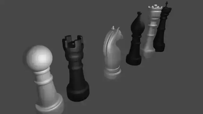 3D Chess Set Board Game