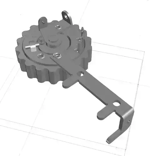 AT-AT Helmet Greeblie Clock with High details screen accurate