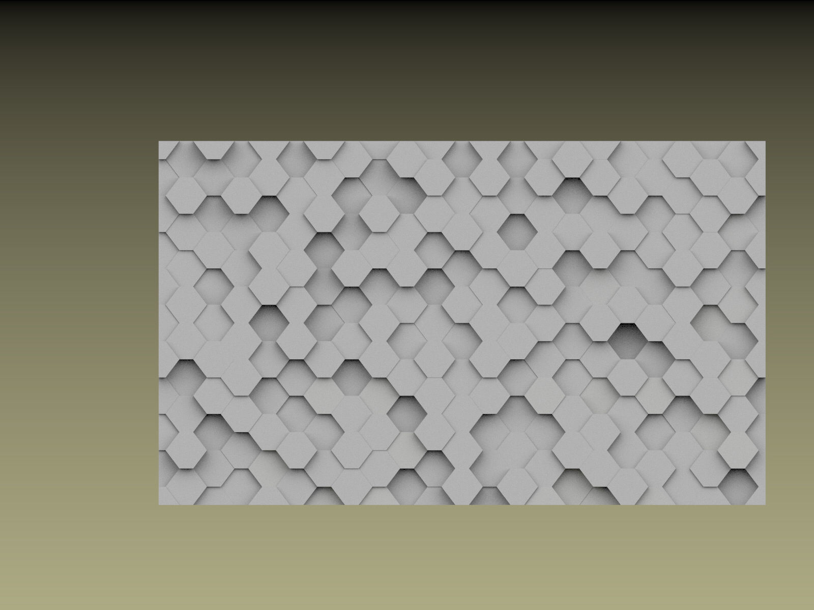 Honeycomb wall panel 3D model_2